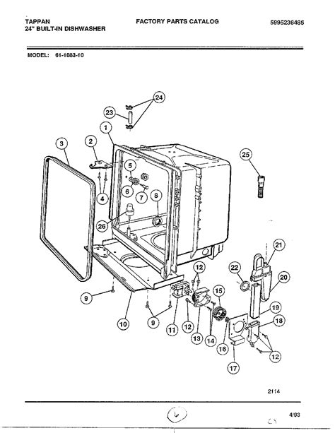 Frigidaire Dishwasher Parts 